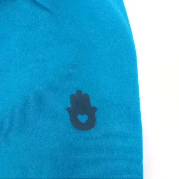 Spiritual Gangster Hamsa Luna Azul Cotton/Modal Joggers NWOT $118 - Picture 6 of 12